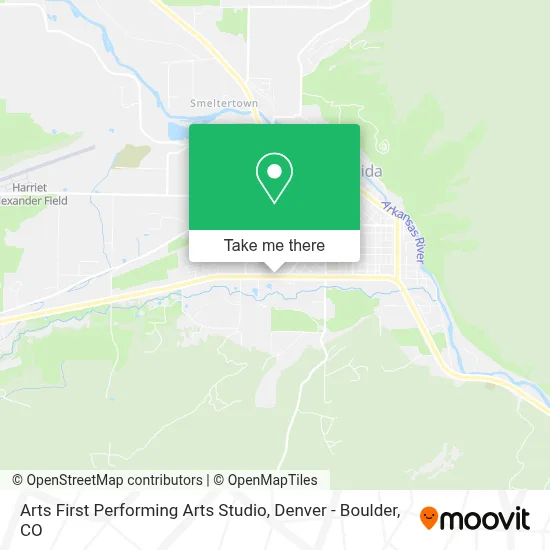 Arts First Performing Arts Studio map