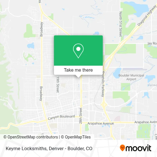 Keyme Locksmiths map