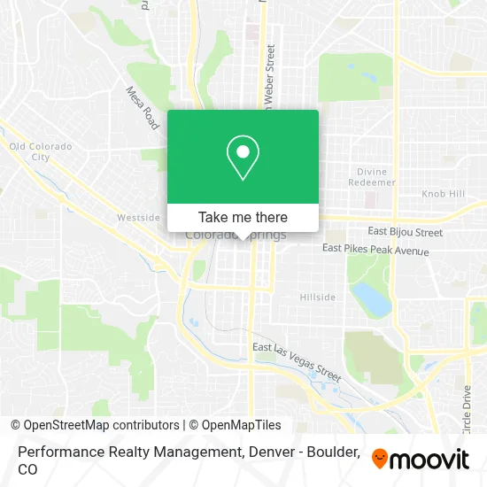 Performance Realty Management map