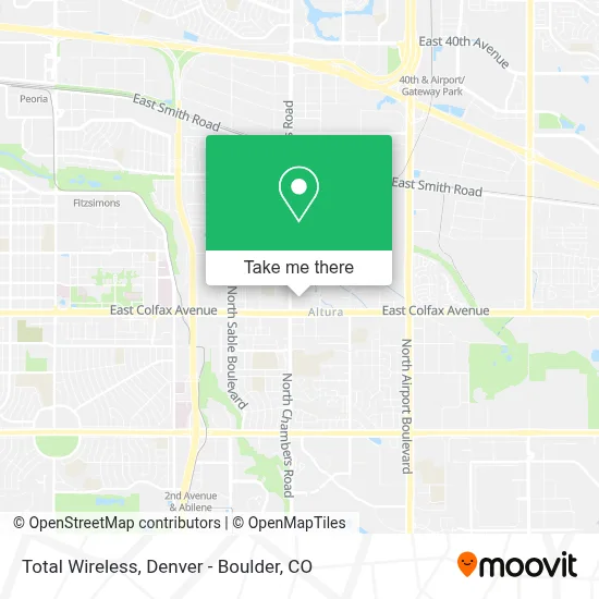 Total Wireless map