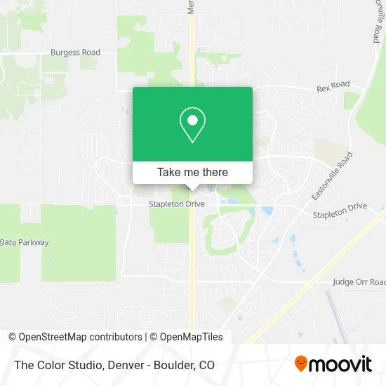 The Color Studio map