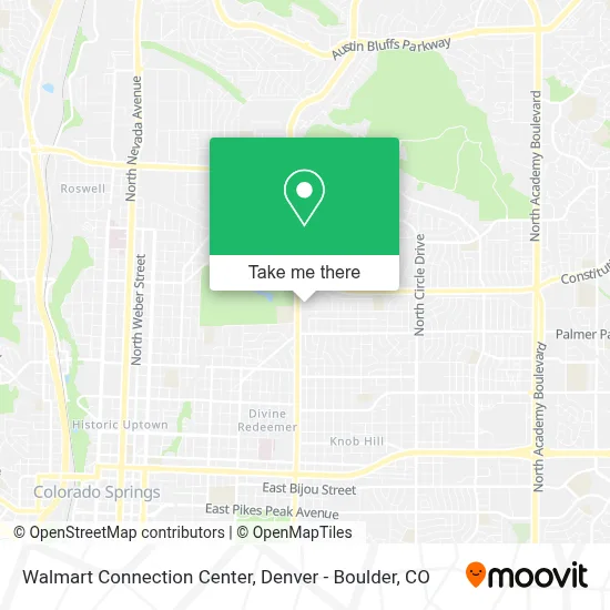 Walmart Connection Center map