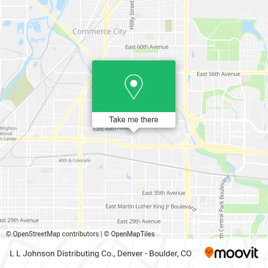 L L Johnson Distributing Co. map