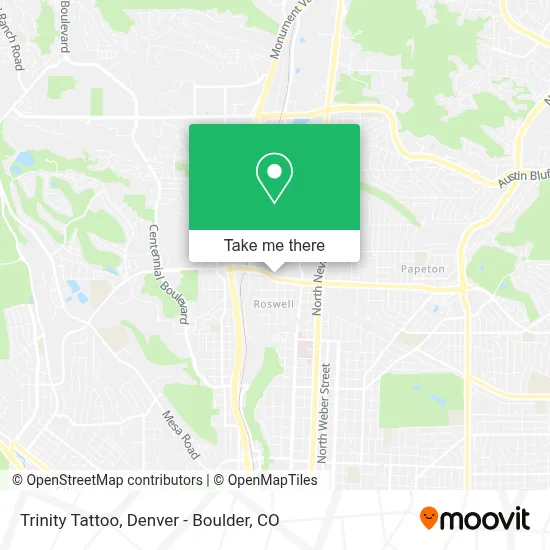 Trinity Tattoo map