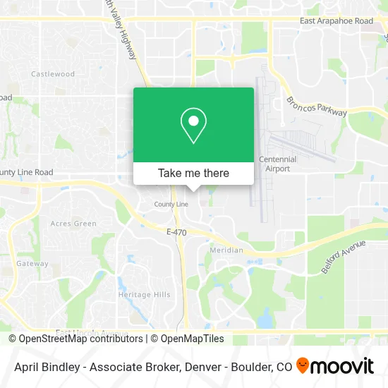 April Bindley - Associate Broker map