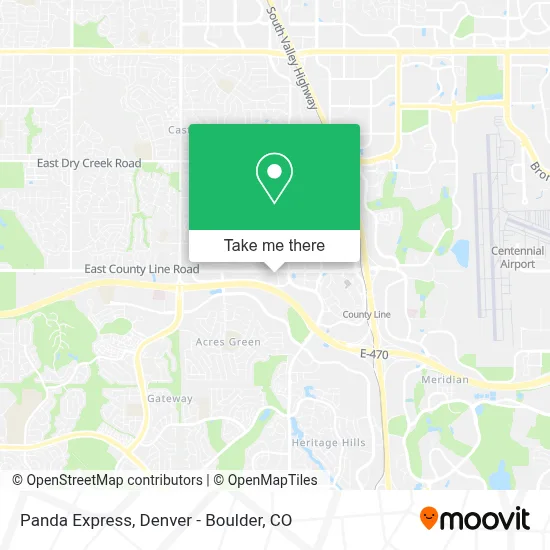 Panda Express map