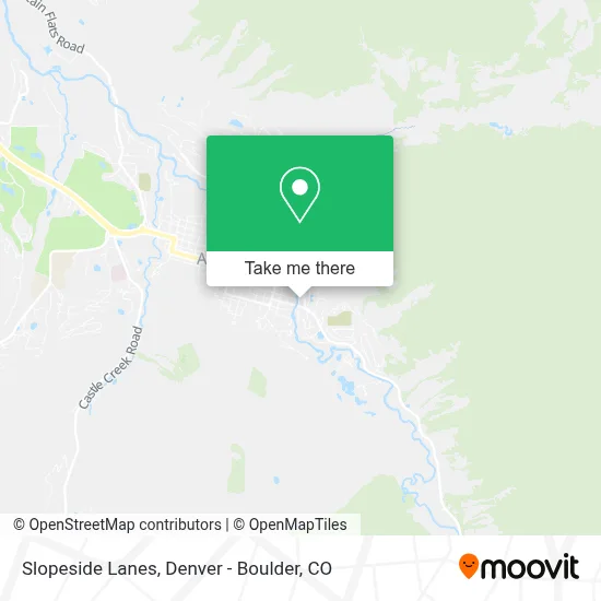 Slopeside Lanes map