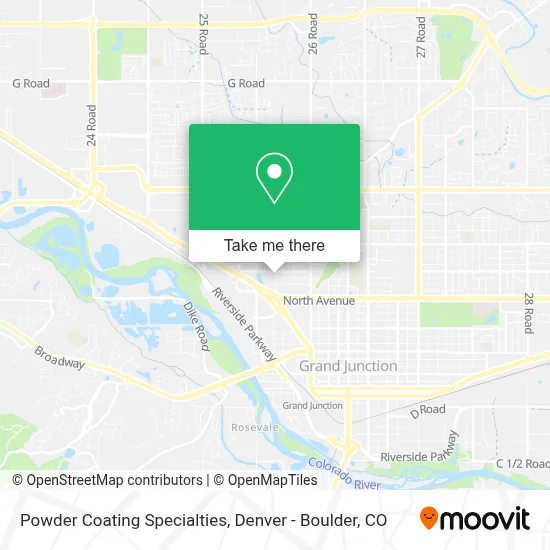 Powder Coating Specialties map