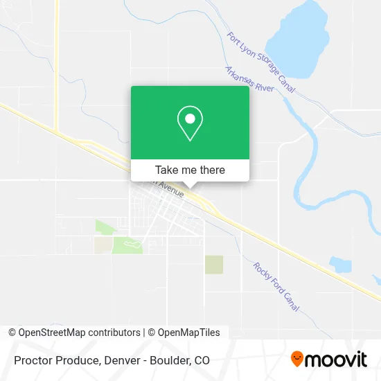 Proctor Produce map