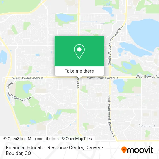 Financial Educator Resource Center map