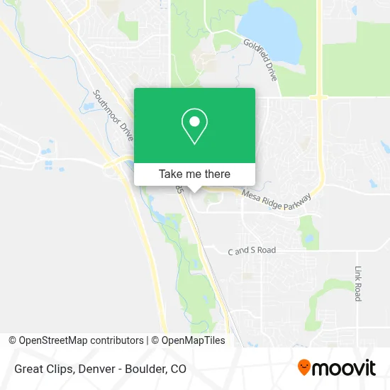 Great Clips map