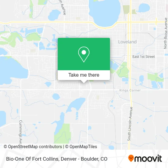 Bio-One Of Fort Collins map