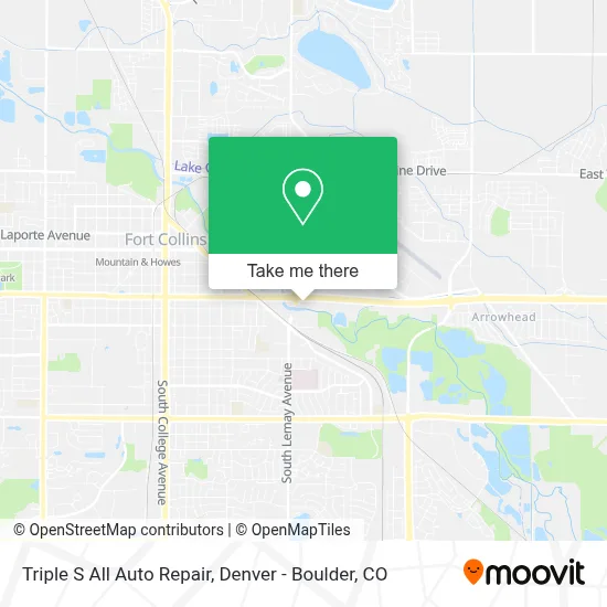 Triple S All Auto Repair map