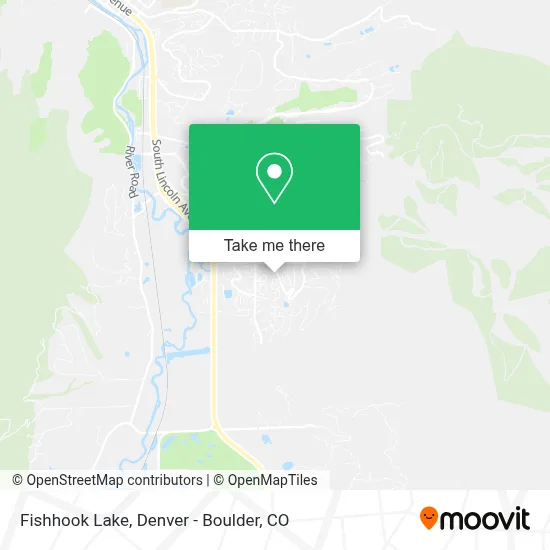 Fishhook Lake map