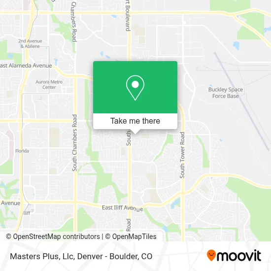 Masters Plus, Llc map