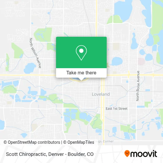 Scott Chiropractic map