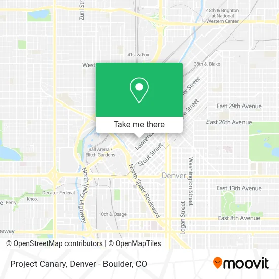 Project Canary map