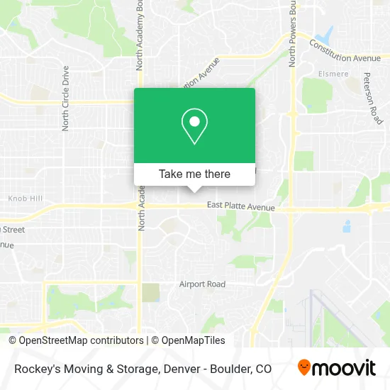 Rockey's Moving & Storage map