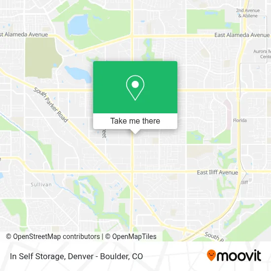 In Self Storage map