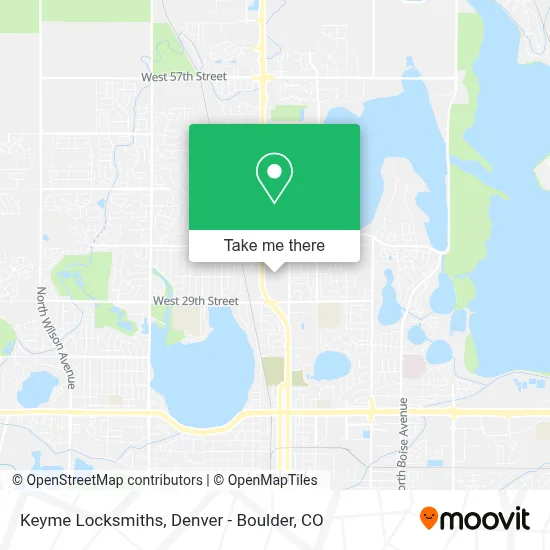 Keyme Locksmiths map