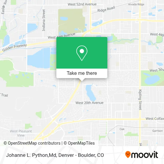 Johanne L. Python,Md map