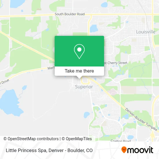 Little Princess Spa map