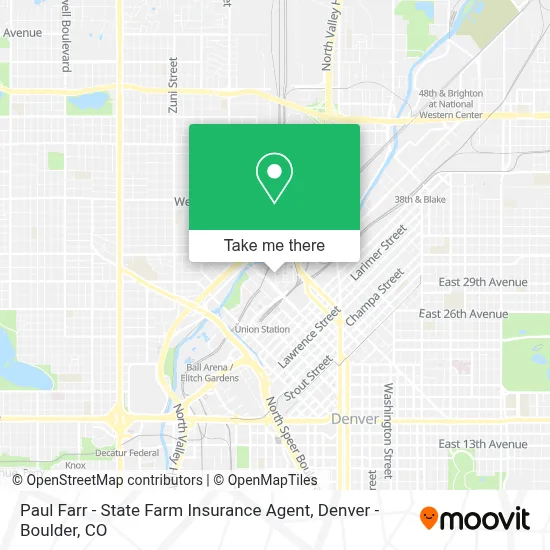 Paul Farr - State Farm Insurance Agent map