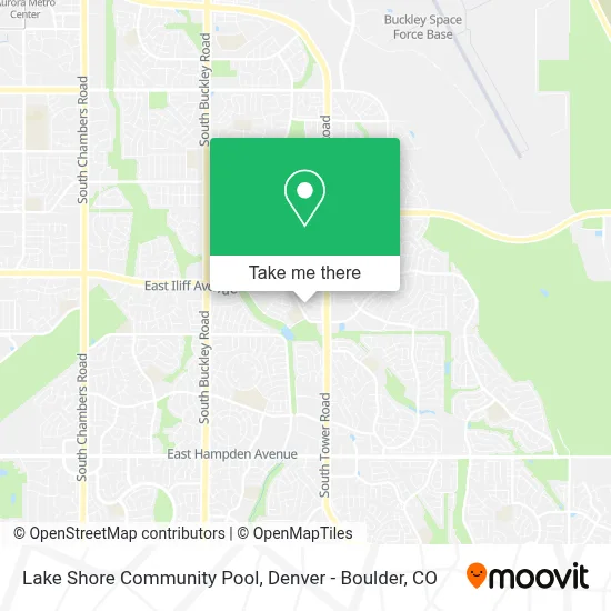 Lake Shore Community Pool map