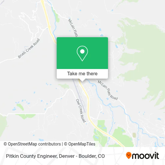 Pitkin County Engineer map