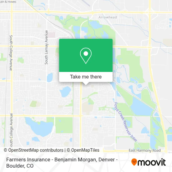 Farmers Insurance - Benjamin Morgan map