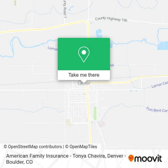 American Family Insurance - Tonya Chavira map