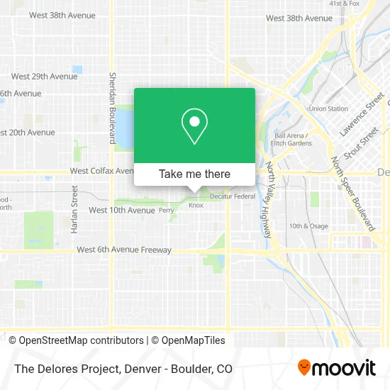 The Delores Project map