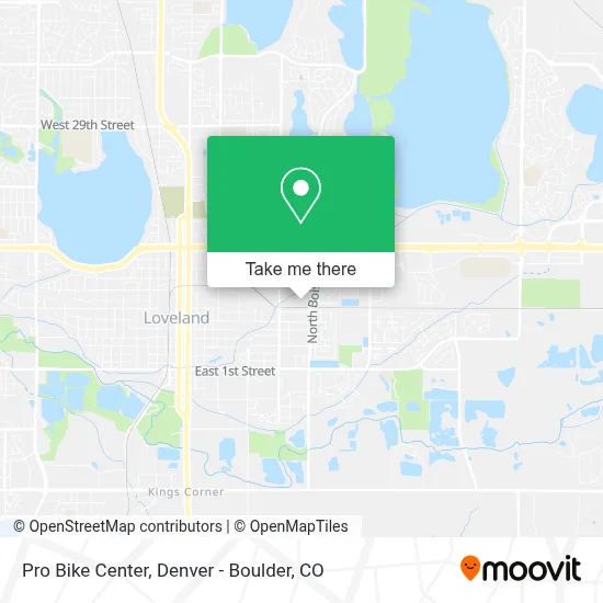 Pro Bike Center map