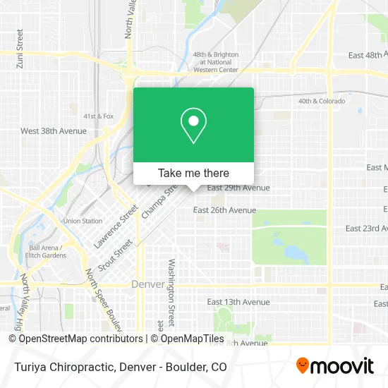 Turiya Chiropractic map