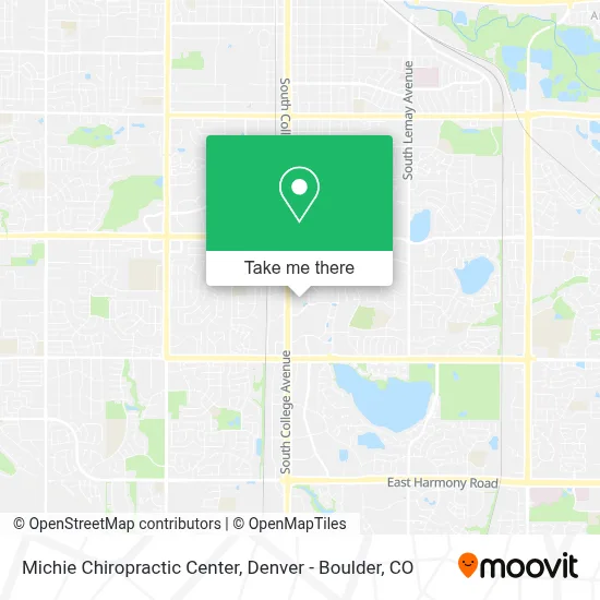 Michie Chiropractic Center map