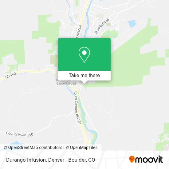 Durango Infusion map