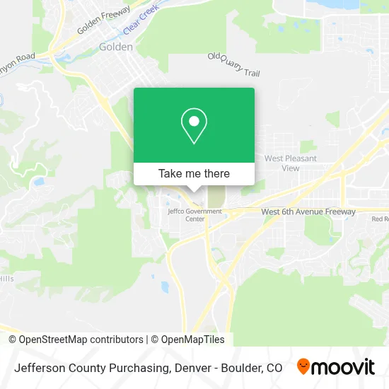 Jefferson County Purchasing map