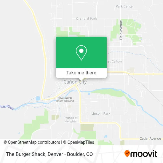 The Burger Shack map