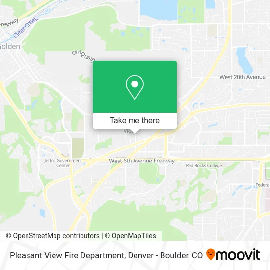 Pleasant View Fire Department map