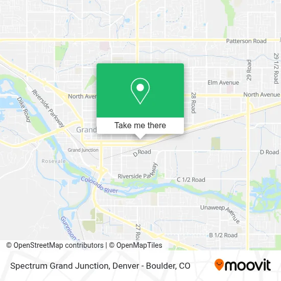 Spectrum Grand Junction map