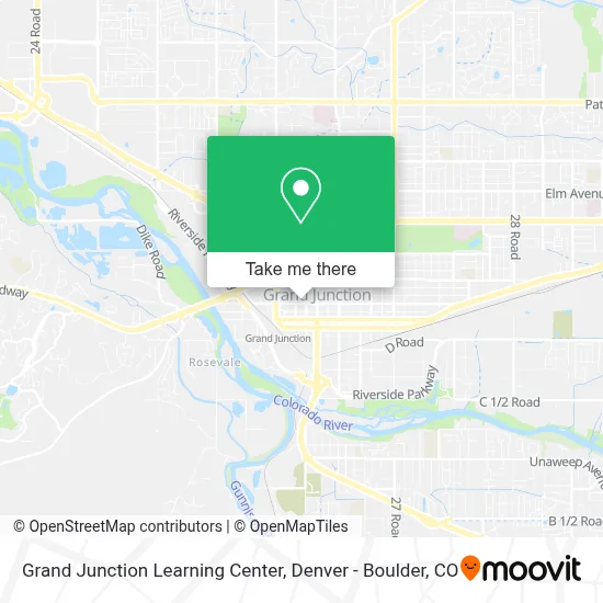 Grand Junction Learning Center map
