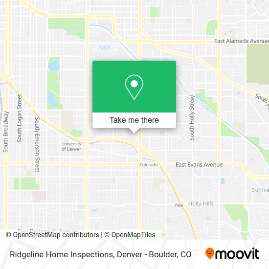 Ridgeline Home Inspections map