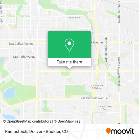 Radioshack map