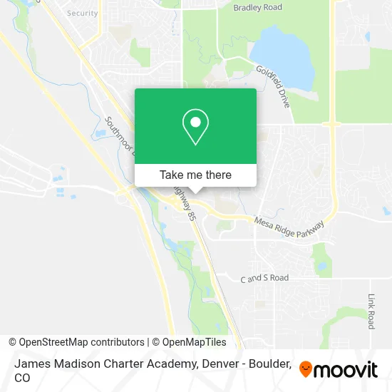 James Madison Charter Academy map