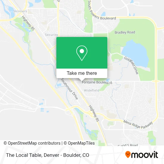 The Local Table map