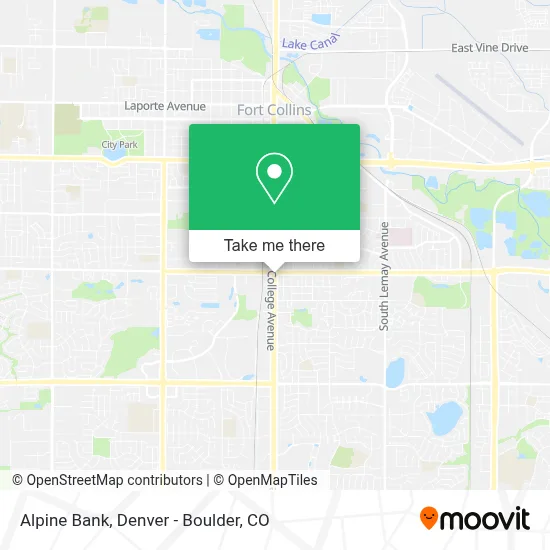 Alpine Bank map