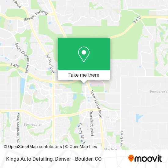 Kings Auto Detailing map