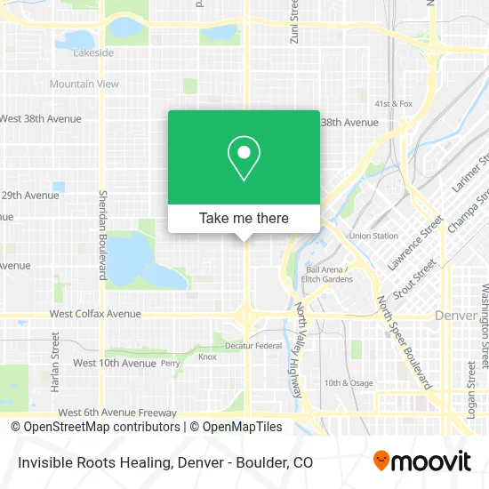 Invisible Roots Healing map