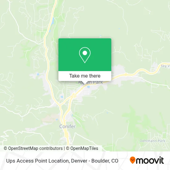 Ups Access Point Location map