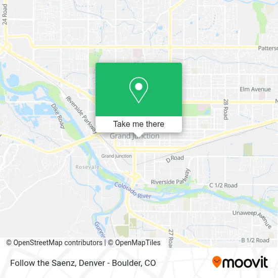 Follow the Saenz map